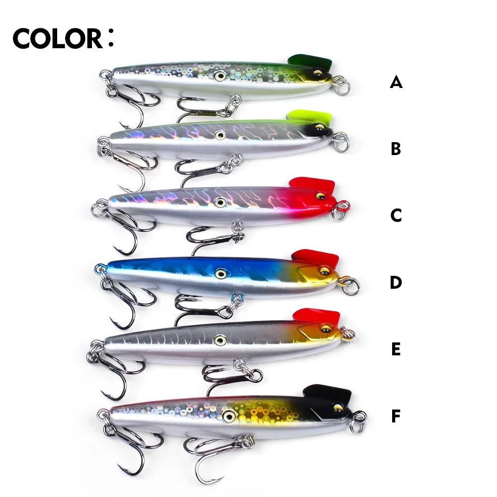 Señuelos de pesca con lápiz de hundimiento rápido, 15g, 18g, Wobblers de agua salada, cebo duro Artificial para curricán, lubina, trucha, Swimbait, suministros - imagen 4