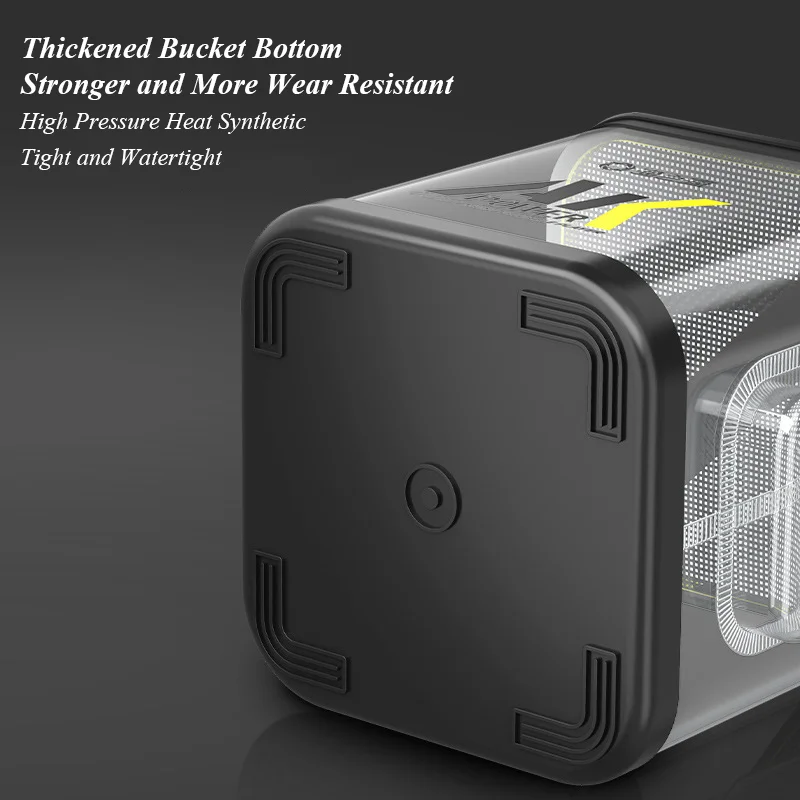 Cubo de cebo de pesca plegable, peces vivos, contenedor multifuncional, Camping al aire libre, bolsa de pesca EVA, protección para peces - imagen 4