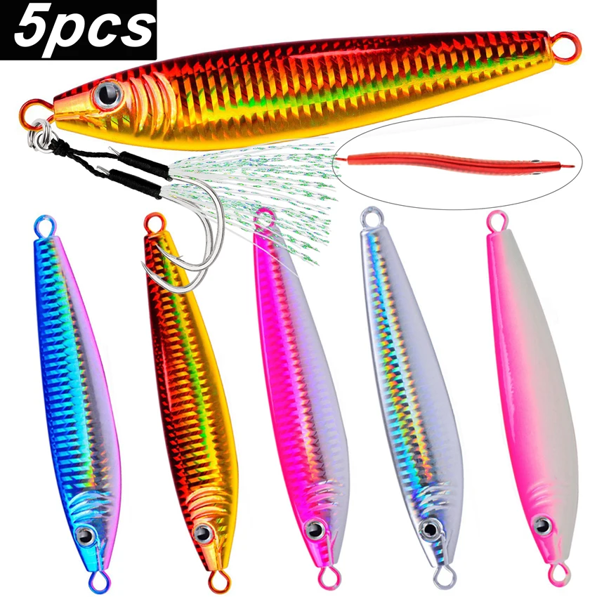 Jigging Metal tipo S – Luminoso de caída rápida para aguas profundas - imagen 2