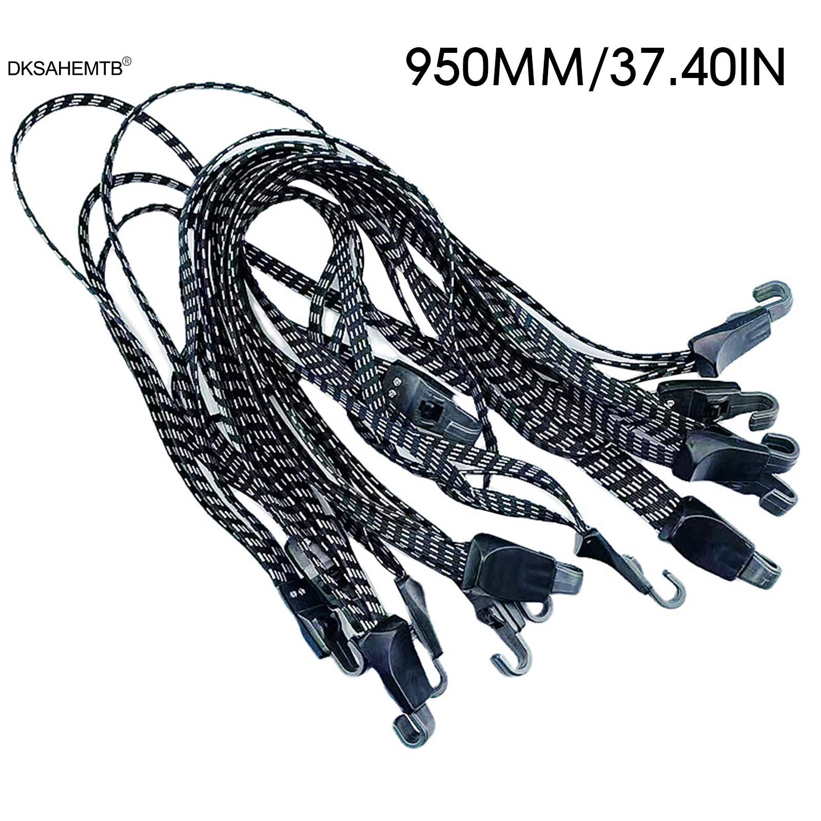 Cuerda para portabicicletas de 45-95cm, cuerda para atar equipaje de alta elasticidad para motocicleta, bicicleta, multifunción, para exteriores, artículo grande, cuerda fija - imagen 2