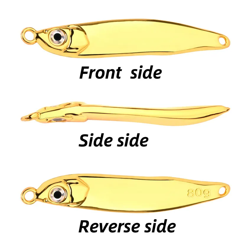 12 Uds 15g 20g 40g 60g 80g Micro plantilla en forma de S juego de cuchara de Jigging de fundición lenta plantilla de Metal cebo duro anzuelos de Señuelos de Pesca de carpa - imagen 4