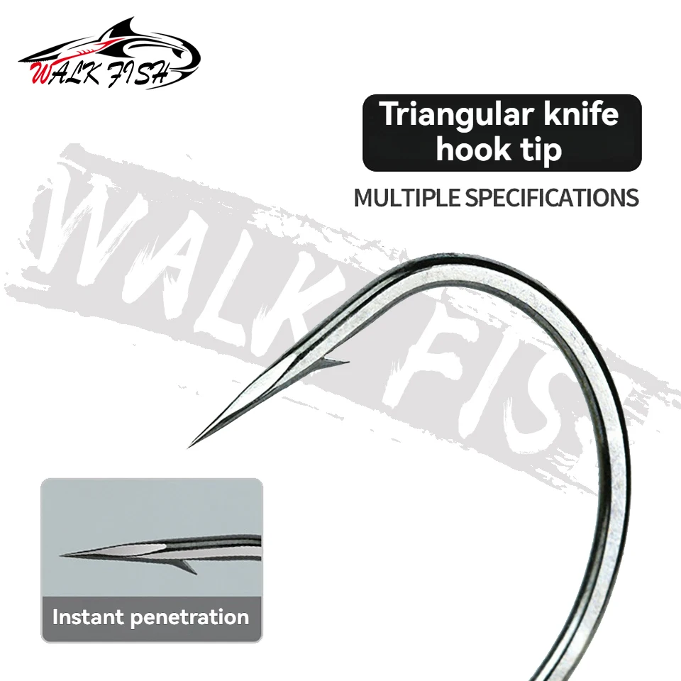 WALK FISH Wobble Ned Rig Jig Head con púas – anzuelo para vinilo - imagen 2