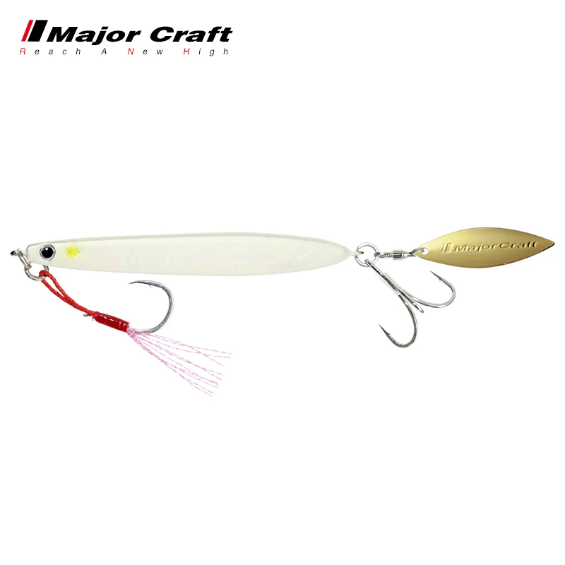 Majorcraftssea-Cebo de placa Lua de tiro ultralargo, MAKI-JET de marca de caballo de 60g con lentejuelas, cebo falso, pez de plomo - imagen 5