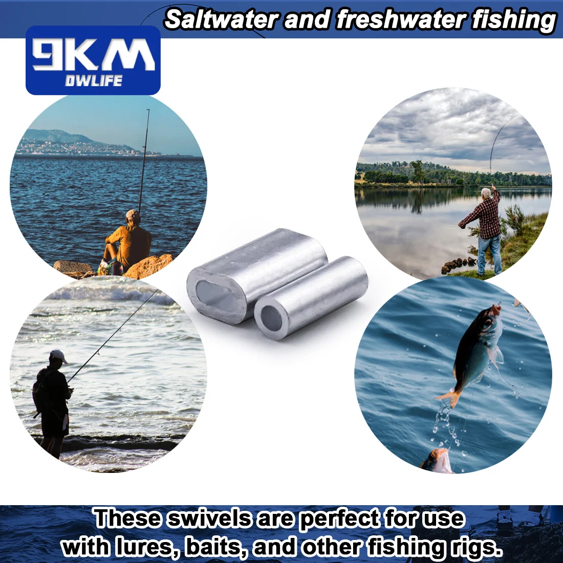 Conectores de manga para engarzado - herramienta de pesca en aluminio - imagen 3