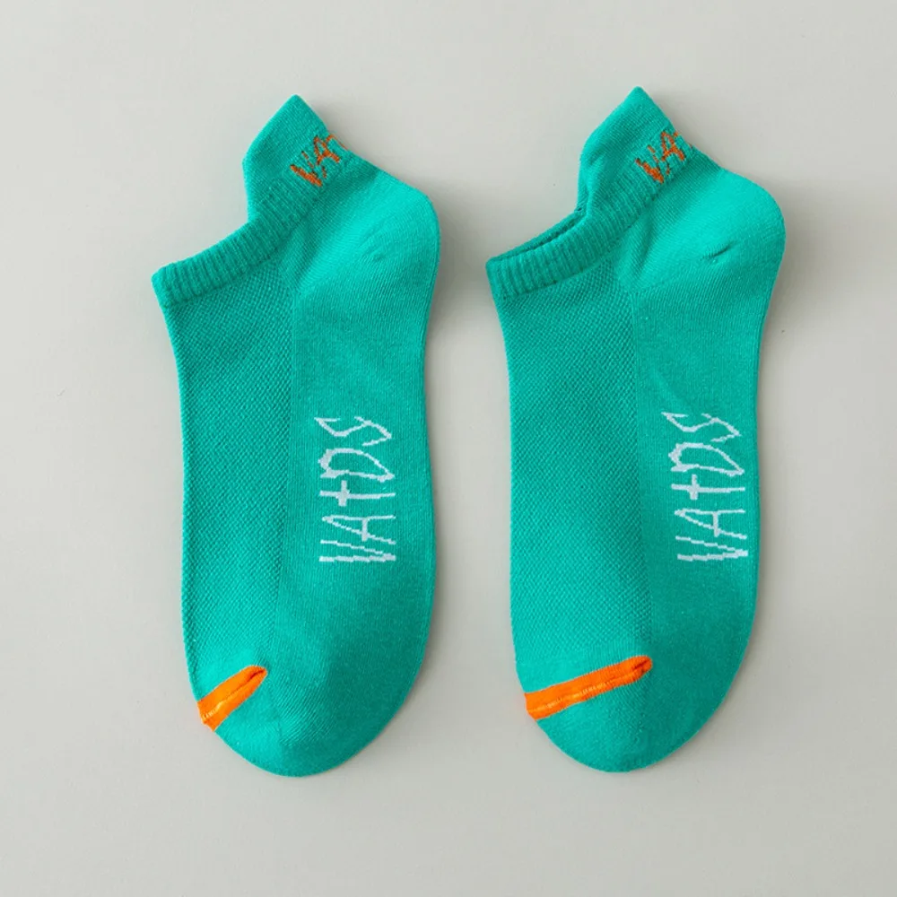 Calcetines tobilleros invisibles de algodón con soporte para arco acolchado de Color transpirable de secado rápido calcetines deportivos cortos de corte bajo - imagen 5