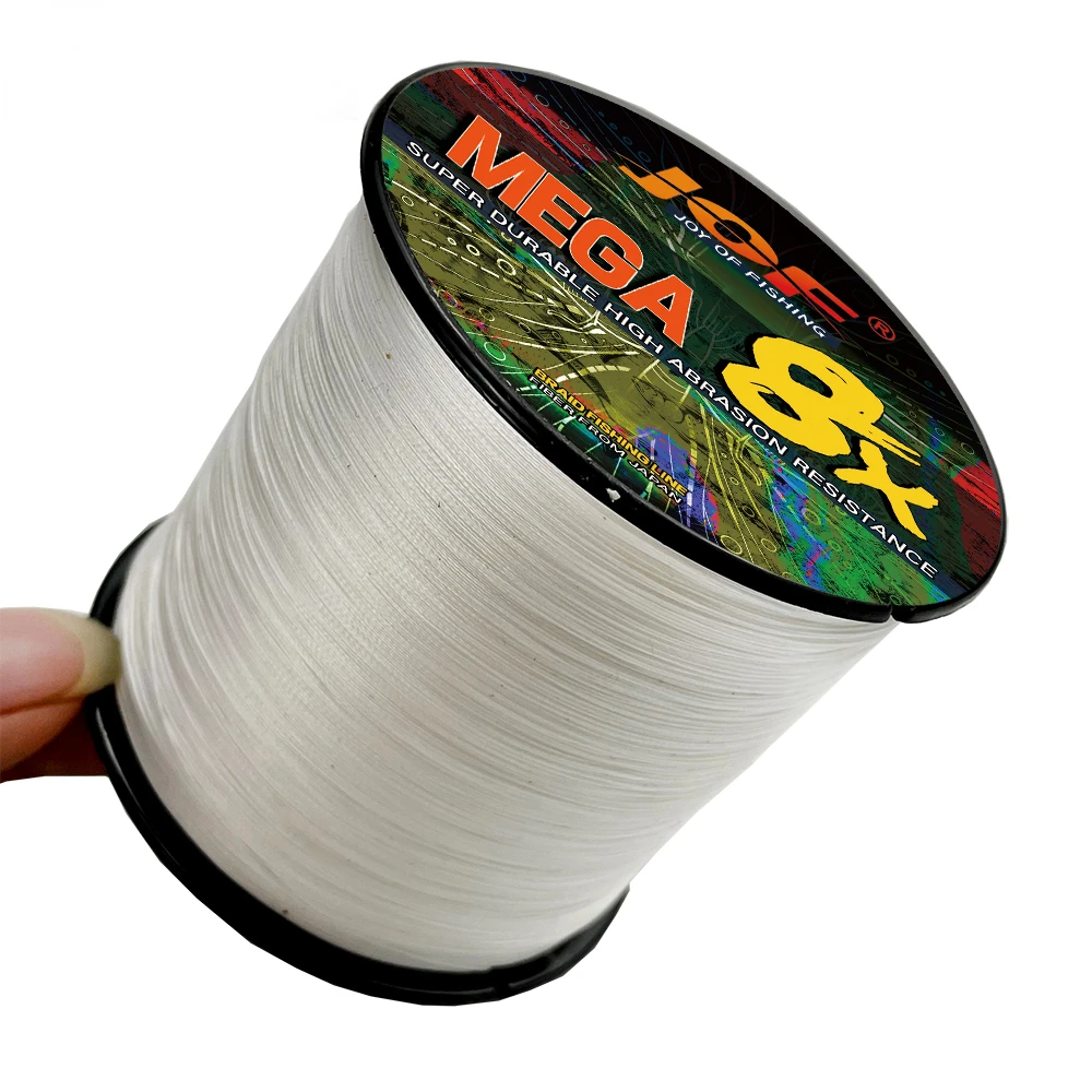 JOF-sedal de pesca de 500M, cuerda de carpa PE de 8 hebras, multifilamento multicolor, antimordedura, 0,8 #-8,0 #, resistente al desgaste, para agua salada - imagen 4