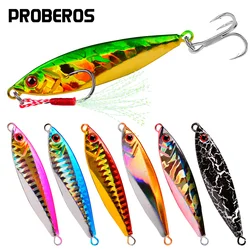 Jig PROBEROS VIB Gancho Doble 14-30g – Acción vibratoria para mar