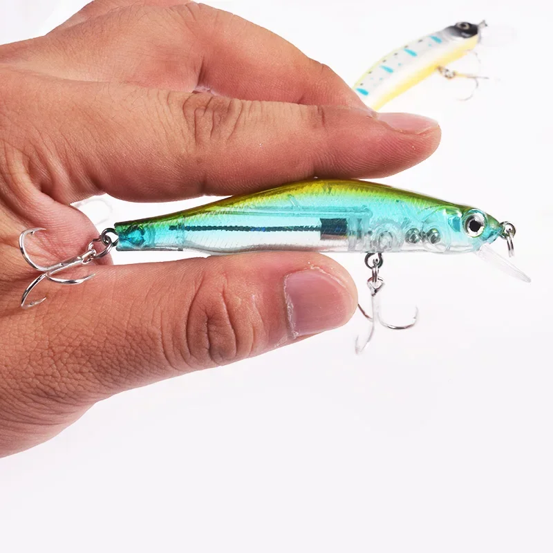 Señuelo de pesca Minnow, 9cm, 9g, Wobbler de plástico, cebo duro Artificial con anzuelo para Lucio, aparejos de pesca Crankbait, 1 ud. - imagen 3