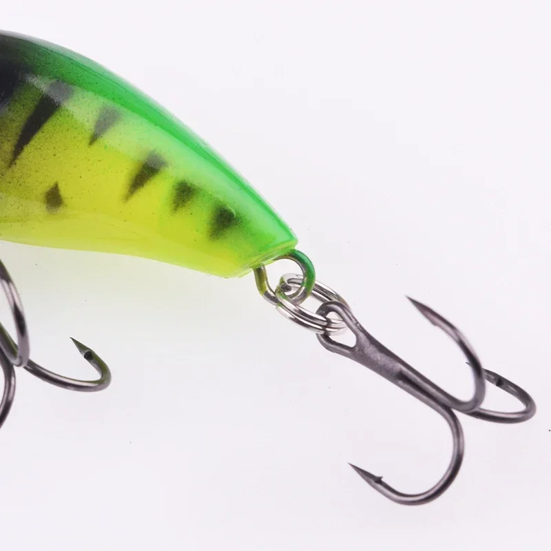 Señuelos de pesca con manivela, Swimbait 4,5 cm, 3,5g, Wobblers de pesca, cebos duros artificiales para lubina, trucha, Lucio, Trolling, Crankbait, 1 ud. - imagen 5