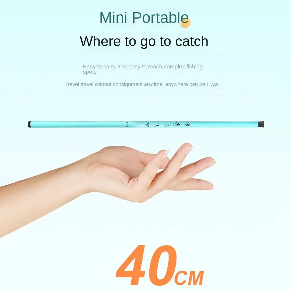 Telescopische hengel Volledige kits Spincast Visserij-reel Casting Rod Hengelset Koolstofvezel Glasvezel Feeder Rod Combo - imagen 5