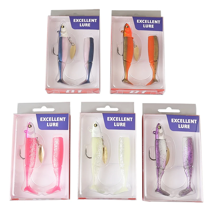 Señuelo Jig Head T-Tail TAIYU 20g – Silicona para Lucio, Trucha y Lubina - imagen 5