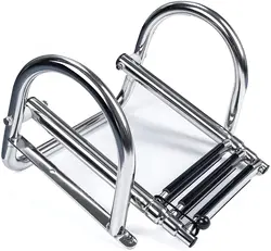 Escalera Telescópica Acero Inoxidable 3 Escalones Plegable para Barco