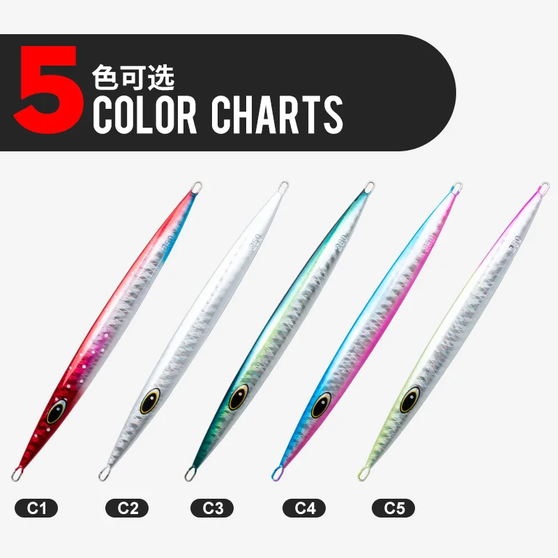 OBSESSION J128-señuelo duro de Metal para pesca en barco, anzuelo de gran peso, 500g, 600g, 700g - imagen 4