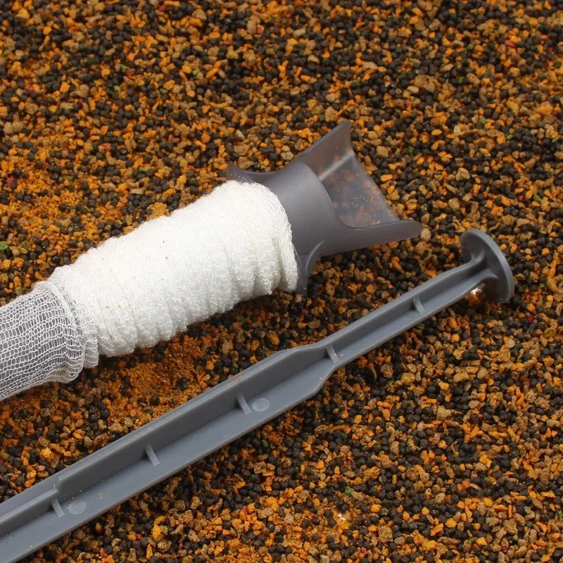 Accesorios de pesca de carpa, sistema de malla PVA de carga, cargador para aparejo de pelo de carpa, herramienta, alimentador de método grueso, aparejos de pesca - imagen 5