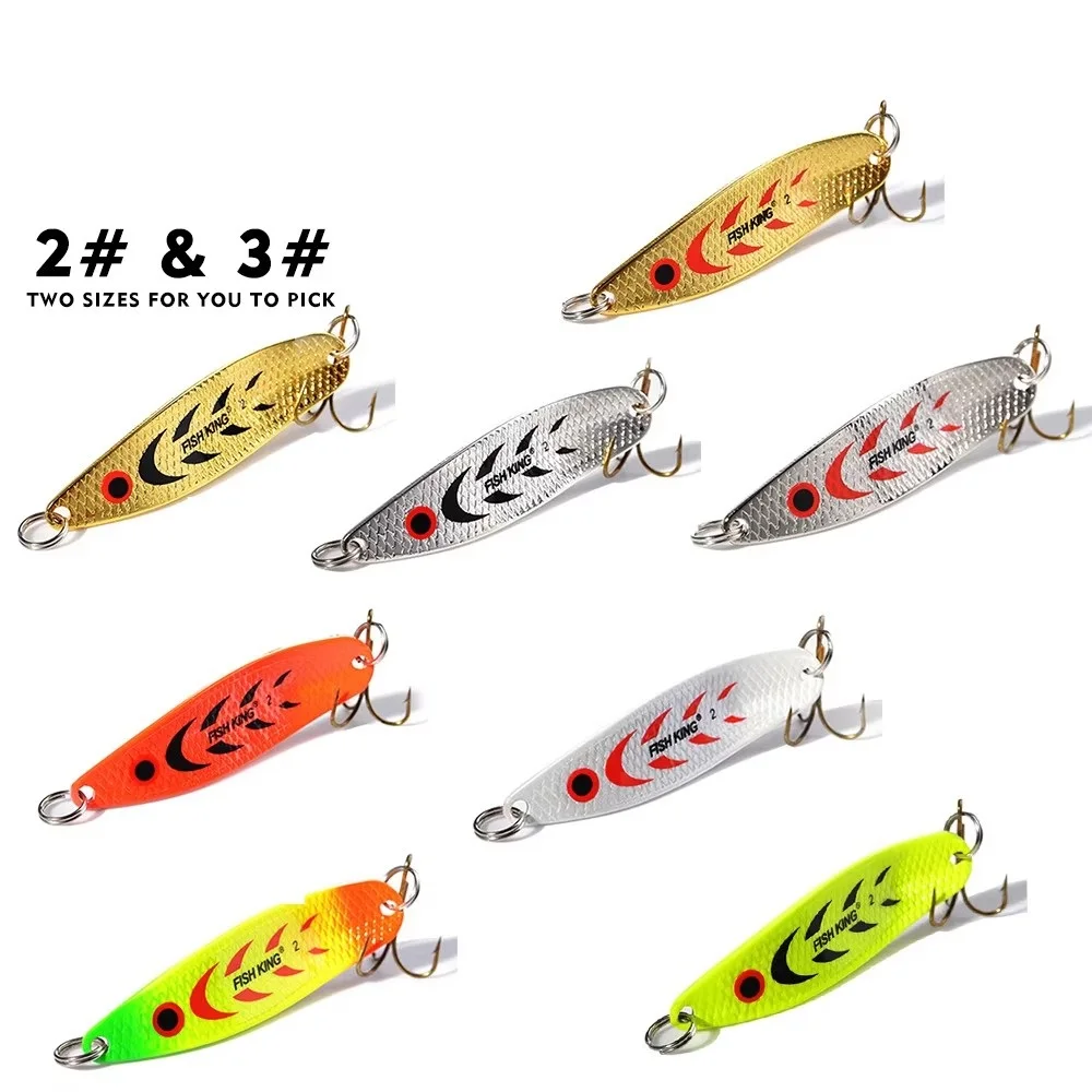 NGB 20g 30g señuelo de pesca con cuchara de Metal cebo Artificial duro Wobblers cuchara cebo con anzuelo triple Lucio - imagen 5
