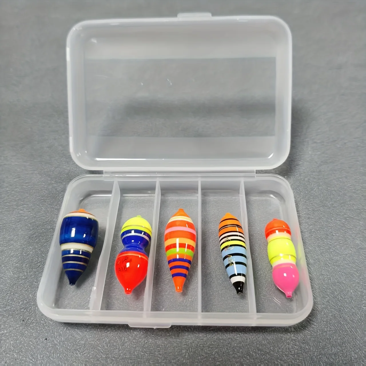 Paquete de 5 Mini flotadores de peces, flotadores de pesca en hielo definitivos, calendario de Navidad perfecto, regalo para cangrejo y panfish - imagen 5