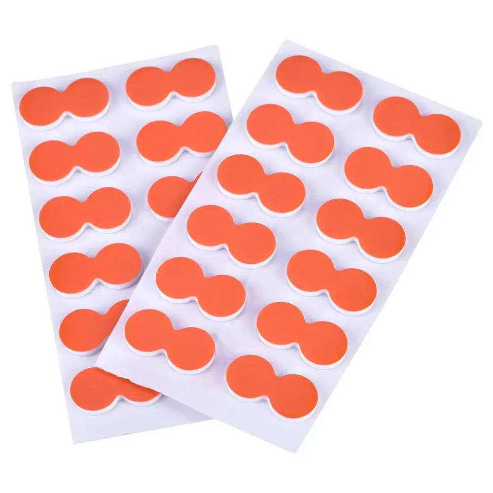 Paquete de 24 unidades de espuma autoadhesiva, indicador de golpe, pesca con mosca para pescadores, aparejos de pesca naranja - imagen 2