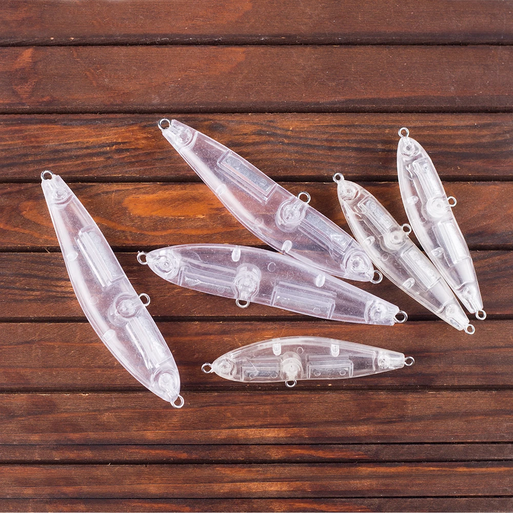 Hanlin-Señuelos de Pesca artificiales, cebo de lápiz que se hunde sin pintar, de plástico duro, 10/20 piezas, 12/22g - imagen 3