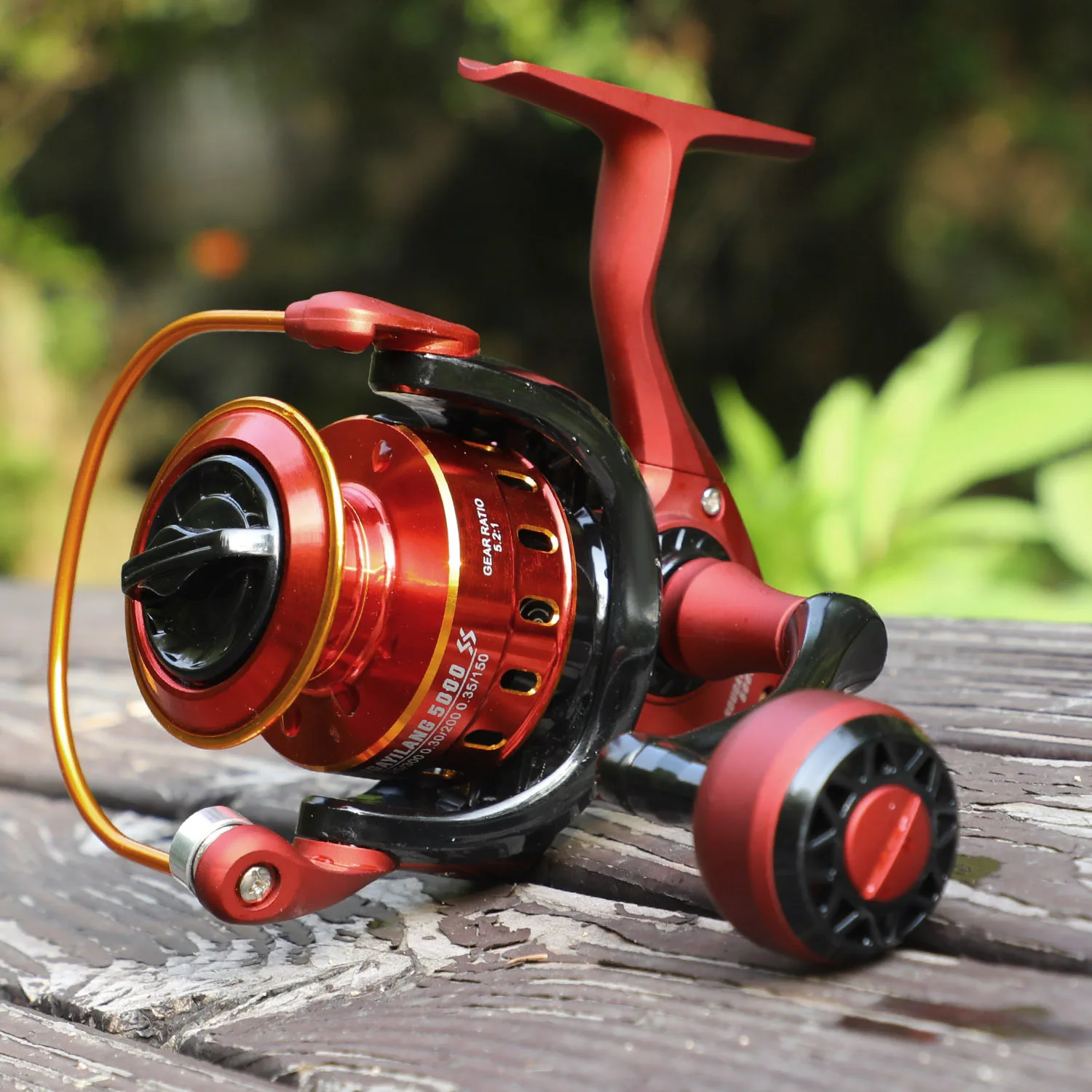 Sougayilang Carrete de Pesca – Aleación Aluminio para Lubina y Lucio - imagen 4