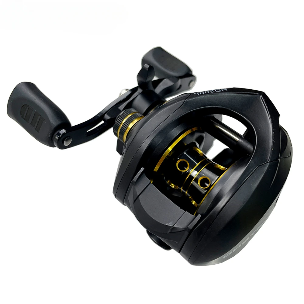 Carrete Baitcasting 8KG arrastre máximo 17 + 1 rodamientos ratios de engranaje 7,2: 1 carretes de pesca de agua dulce y salada para frenado magnético de pulpo - imagen 5