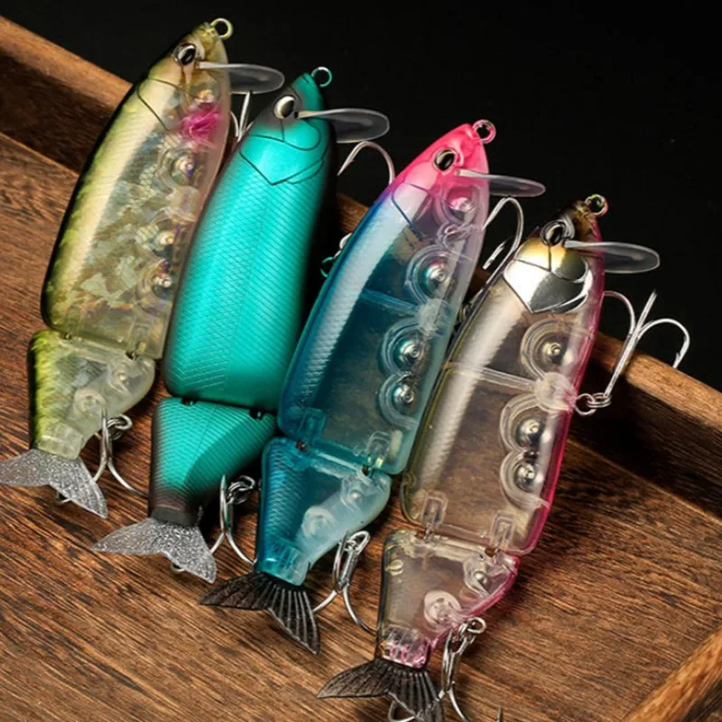 Cebo articulado 135mm 33g /165mm 60g Swimbait Señuelos de Pesca cuerpo duro flotante lubina cebo de pesca aparejos Drt Klash Swimbait - imagen 5