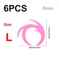 6PCS L Rose