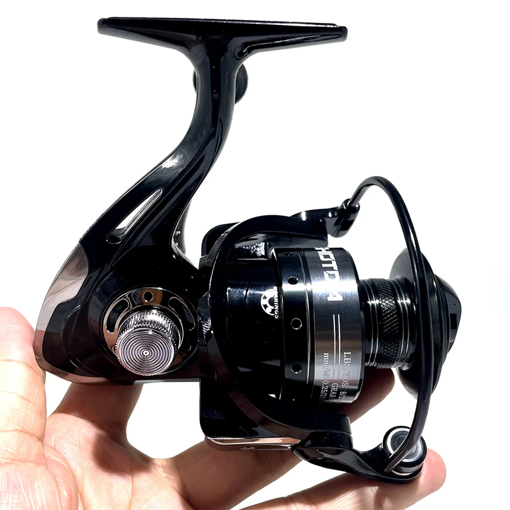 GHOTDA-carrete giratorio duradero, bobina ligera de 2000-7000, señuelo de lago de agua dulce y salada, Ratio de engranaje 5,2: 1 - imagen 5