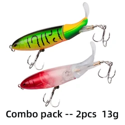 Pack Señuelos Superficie: Popper, Pencil y Crankbait