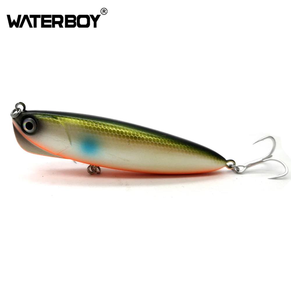 WATERBOY-señuelo de pesca de lápiz, cebo de hundimiento lento de fundición Ultra larga, producto de equipo de pescado con gancho de mostaza, 18G/90mm - imagen 4