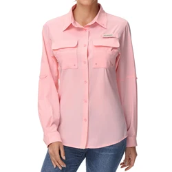 Camisa Pesca Manga Larga Mujer Bassdash – Secado Rápido UPF 50