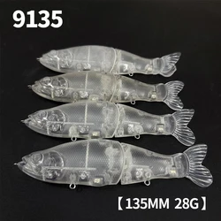 Swimbait articulado hundimiento lento para lubina y trucha