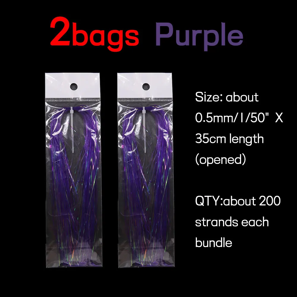 2 Bags Purple