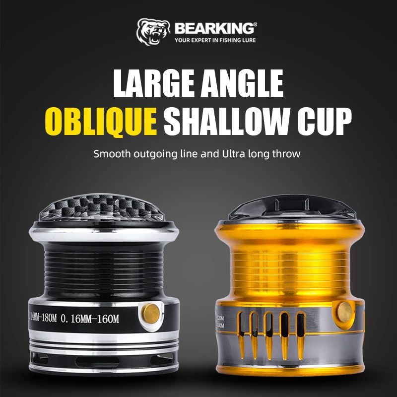 BEARKING-rodamiento de acero inoxidable serie SSG, sistema de arrastre de carrete de pesca, bobina de pesca, rueda giratoria, potencia máxima de 7Kg, 5,1: 1 - imagen 5