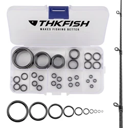 THKFISH Anillos O cerámicos para guías de caña - tamaño 4-30 mm