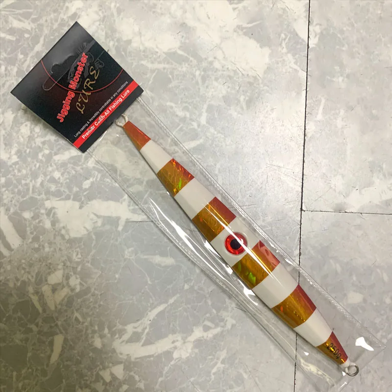 OBSESSION J33 Jig metálico luminoso – Hundimiento lento, larga distancia - imagen 3