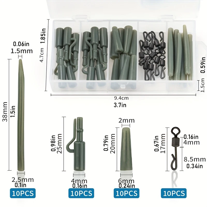 Kit aparejos de carpa: fundas anti-enredos y emerillones - imagen 2