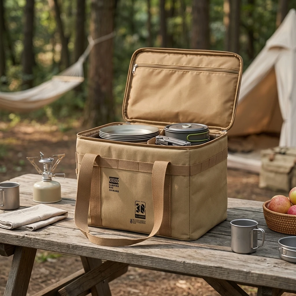 Caja plegable impermeable para pesca, viajes y camping