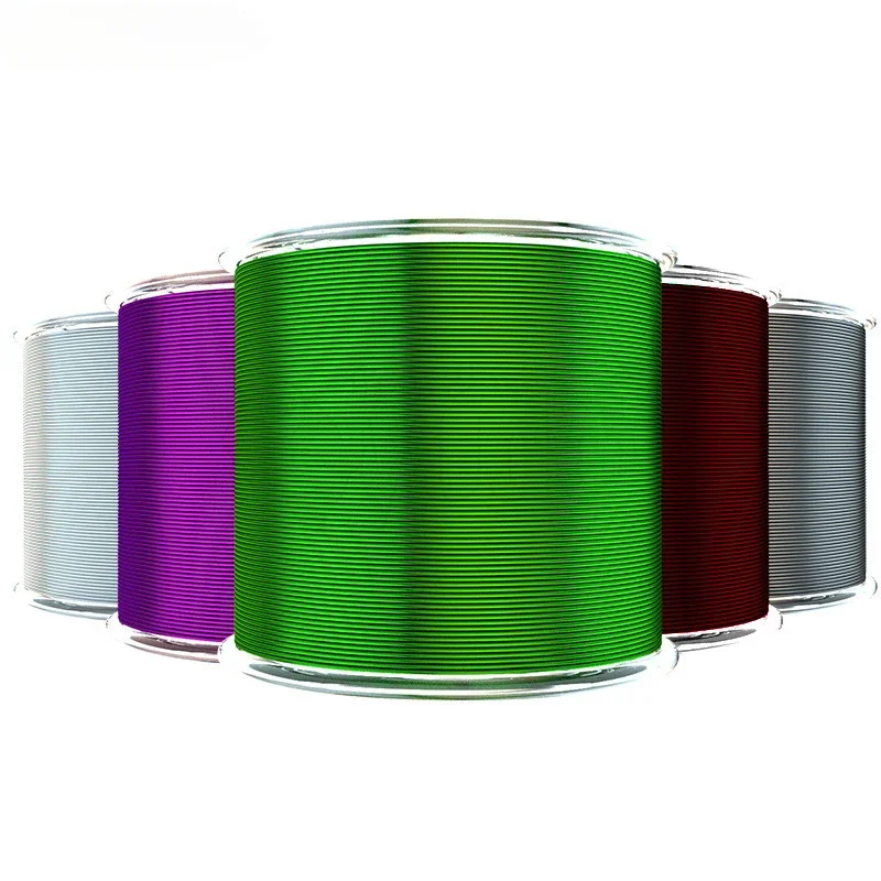 Línea de pesca monofilamento anticorrosivo de 0,14mm-0,47mm, 500M, 3.3LB-28.6LB, línea de nailon para trucha de agua salada de alta calidad, pesca de carpa