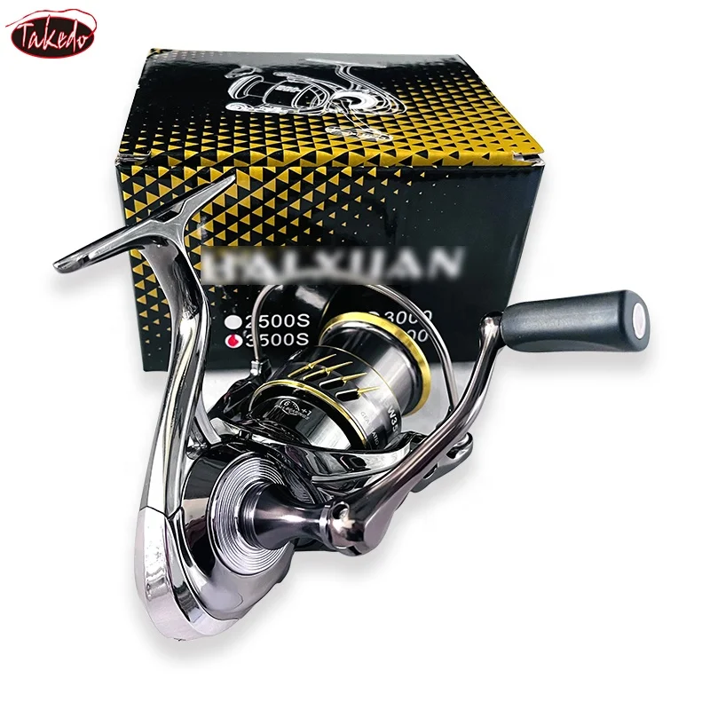 TAKEDO-carrete de pesca de agua salada ST05, 18KG, arrastre máximo 6,2: 1, relación de engranaje 6 + 1, cuerpo de Metal, carrete de pesca de carpa 2500S 3500S - imagen 5