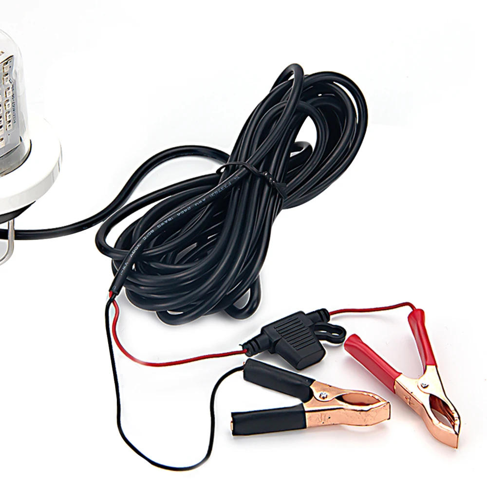 Luz de pesca atrayente para barco marino, lámpara LED verde sumergible bajo el agua para pesca nocturna en mar/Lago, 5 pulgadas, IP68 - imagen 5