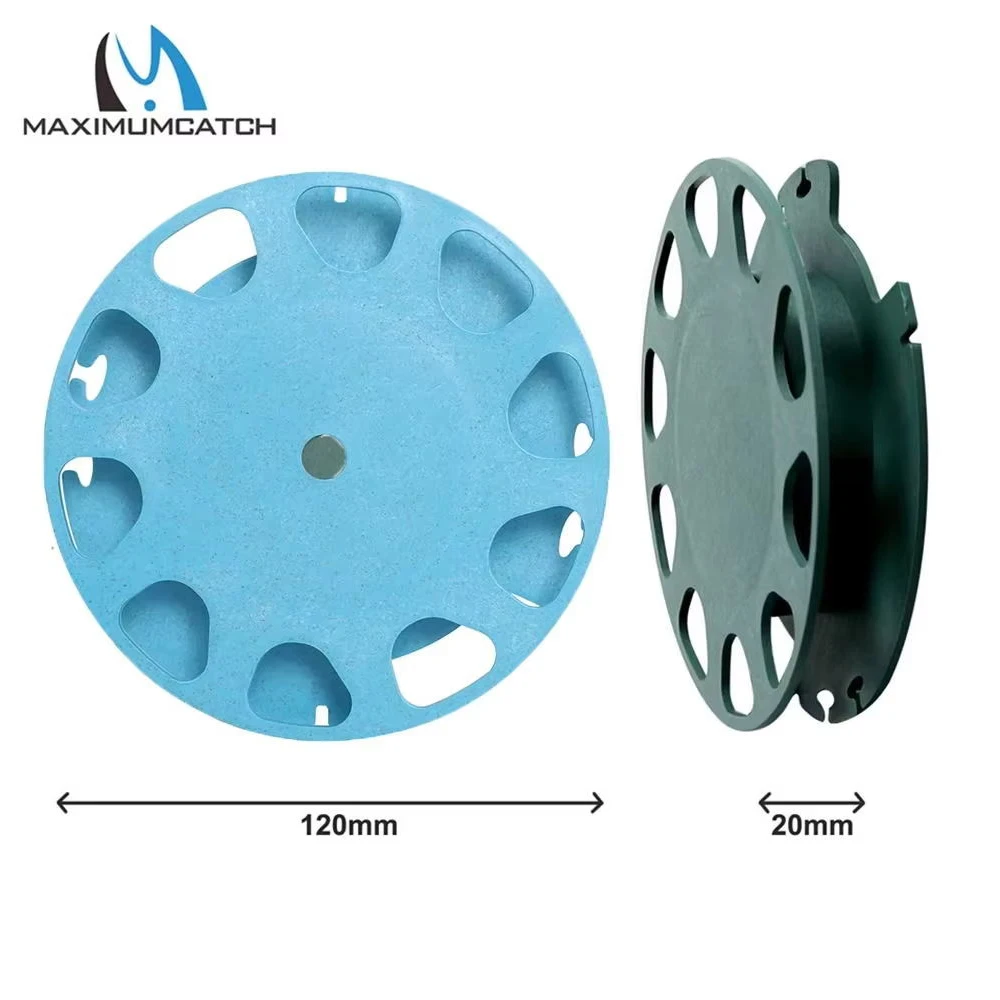 MAXCATCH Carretes de línea de mosca, paja de trigo biodegradable y soporte de línea de plástico para fácil almacenamiento, transporte, organizador de hilo de línea de mosca - imagen 3