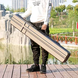 Caja de pesca rígida ABS impermeable para caña y equipo