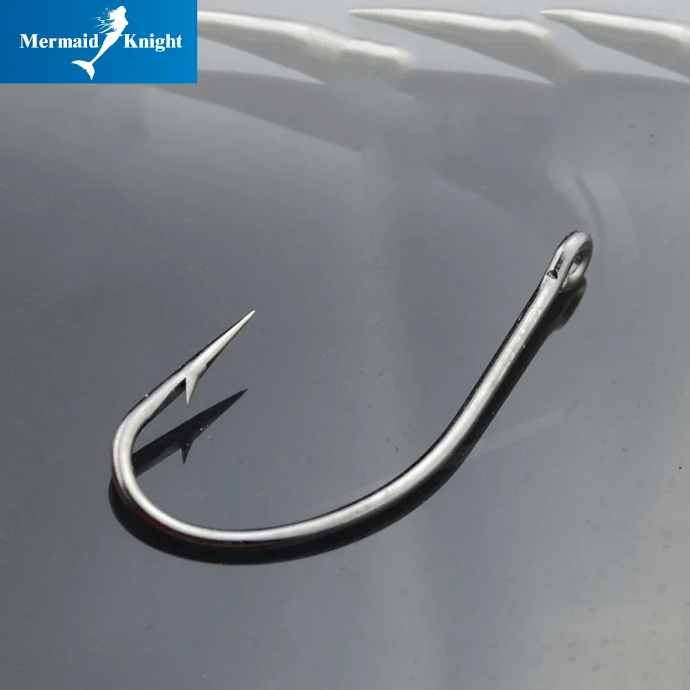 MermaidKnight MARUSEIGO-5 ~ 28 #,10 bolsas/juego, acero de alto carbono, anzuelos de plantilla de aparejos, anzuelos de pesca de carpa, anzuelos afilados de titanio - imagen 2