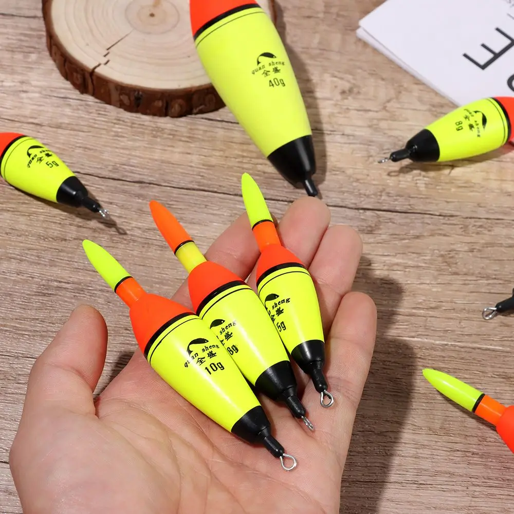 Flotador de pesca luminoso EVA, iluminación nocturna Vertical larga, Bobber, pesca de carpa, lubina, 5g-100g, bola electrónica de plástico, flotabilidad Boia - imagen 4