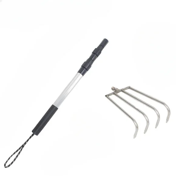 Rod and 4 Teeth Rake