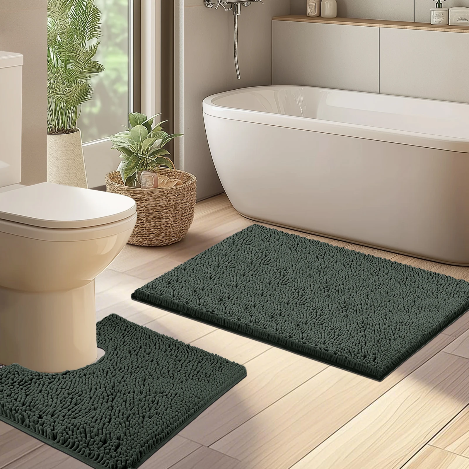 Vista del juego completo en un baño moderno
