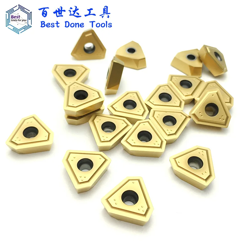 10 piezas TPMX 140308   TPMX 170408 R TPMX 240512 Herramientas de corte CNC R, insertos de perforación de agujeros profundos de carburo con recubrimiento - imagen 5