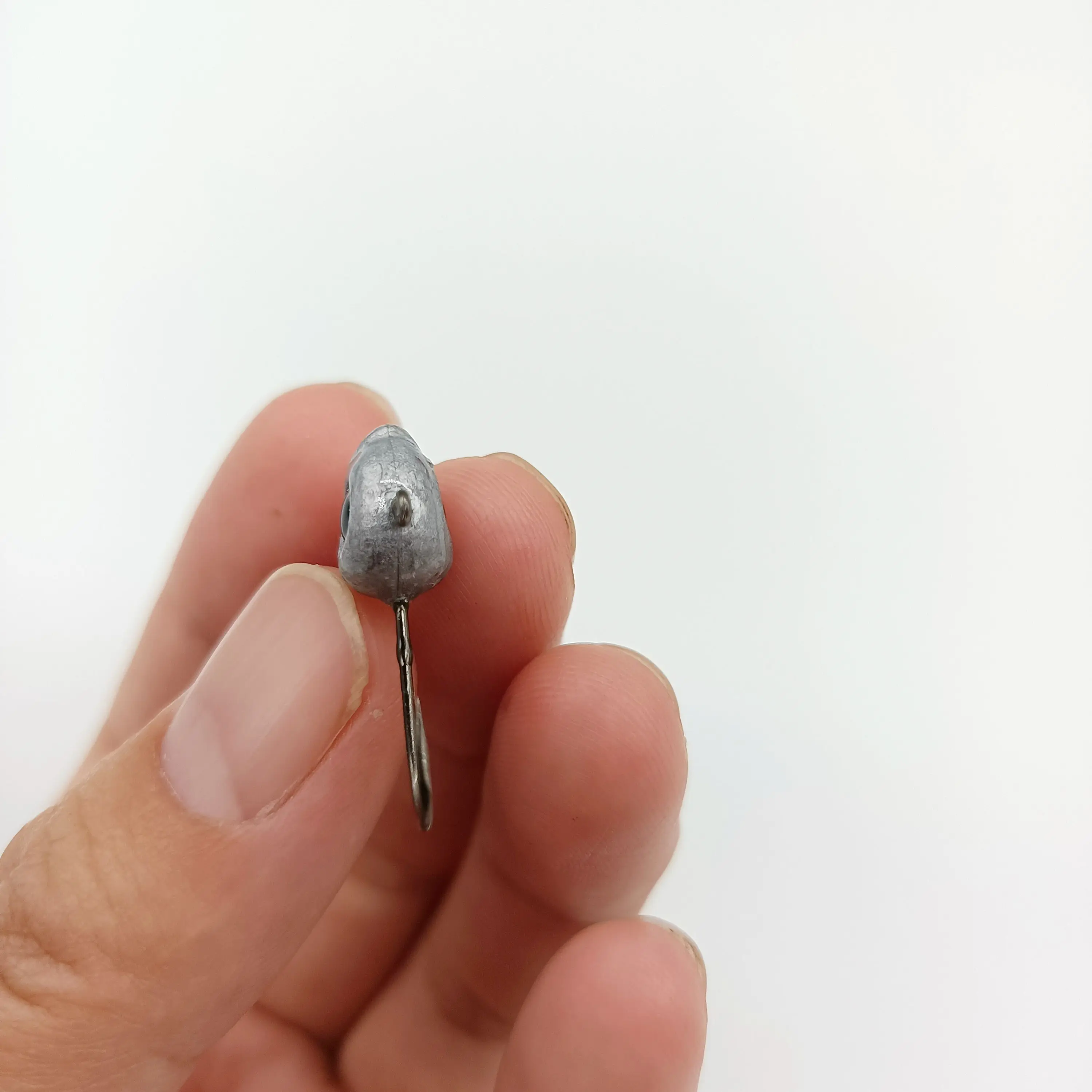 DUODUOYU 10 unids/lote anzuelo de pesca con cabeza de anzuelo pequeño 1g/1,8g/3,5g Mini anzuelo de gusano suave con ojos Isca accesorios de pesca Artificial - imagen 3