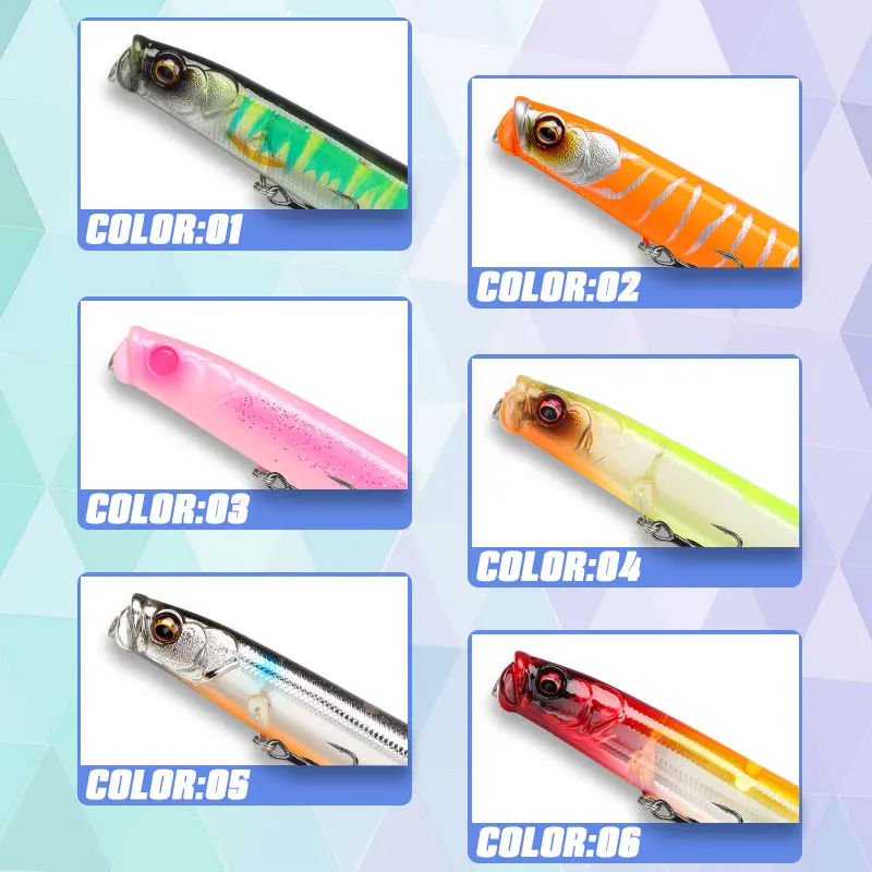 Magic Works 125mm 26,5g lápiz flotante pesca Topwater caminar el perro señuelo Wobblers cebo Artificial superficie de lubina señuelos para caminantes - imagen 5