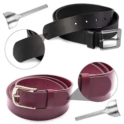 7 piezas de perforadores de cuero en forma de arco, perforadores circulares de borde de cuero de 1/4, para hacer cinturones, carteras y bolsos, 10-40 mm